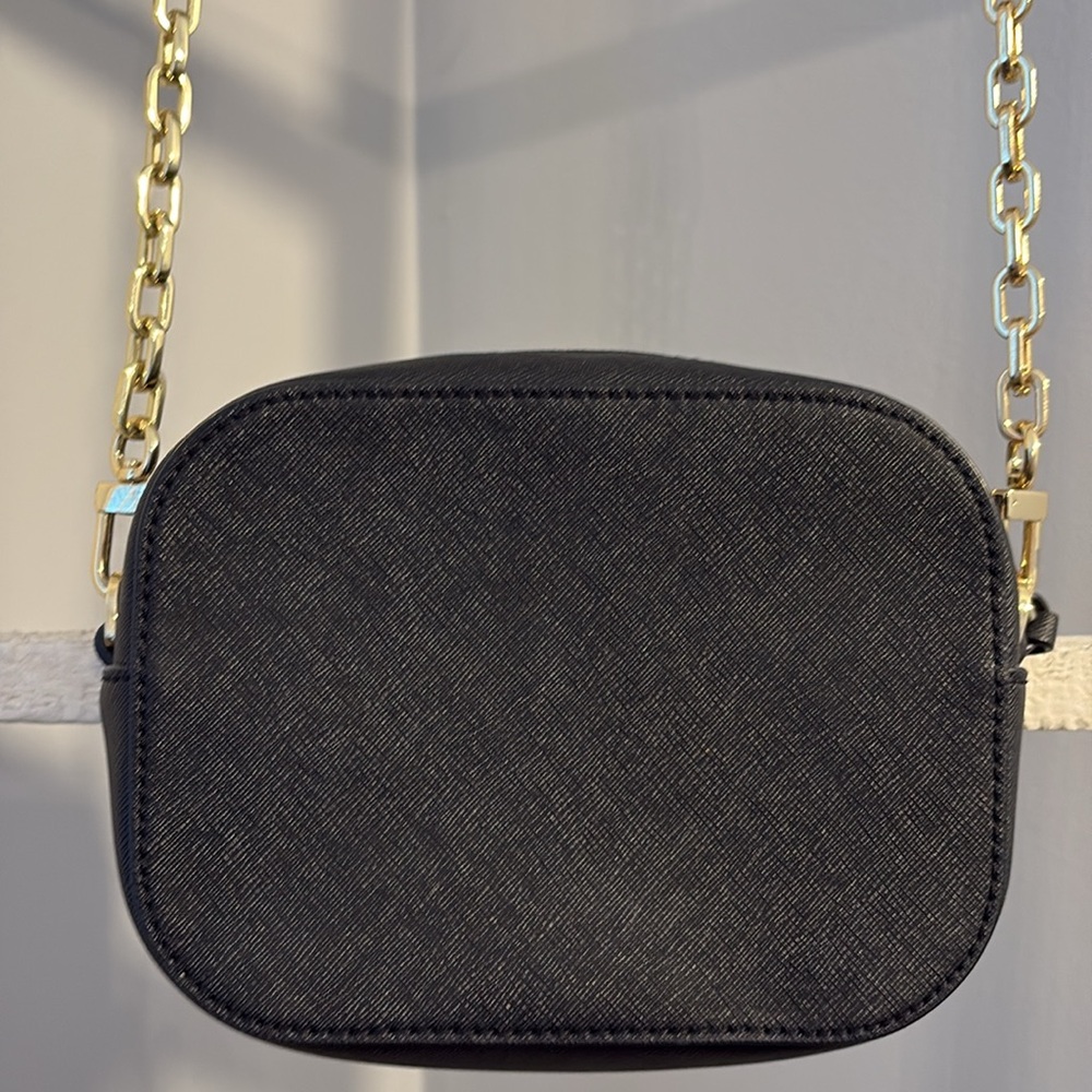 Tory Burch Black and Gold Crossbody Bag - Picture 6 of 8